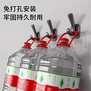 Gunmetal Ash No Drill <b>Hooks</b> <b>Self</b> <b>Adhesive</b> Wall Mounted Towel Rack For Bathroom Shower Entryway Door - Product Image 3