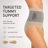 Ropa para Dropshipping: Faja Moldeadora de Cintura Alta sin Costuras para Mujer con Calentamiento Magnético para el Cuidado Uterino