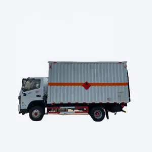 Van truck dongfeng brand 4*2 6 wheels for sale diesel engine 3T-5T DFAC RHD van lorry vehicle express transportation van lorry