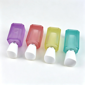 In Stock Screw-Top Frosted Macaron Perfume Dispensing Bottle Square Glass Portable Spray with <b>Reed</b> <b>Diffuser</b> - Product Image 4