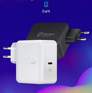 <span class=keywords><strong>Cargador</strong></span> USB-C Tipo C PD Gan Superrápido de 100 W con Enchufe Europeo <span class=keywords><strong>Original</strong></span> Certificado por CB, Fabricado en China, para Teléfono Móvil y Portátil - Product Image 1