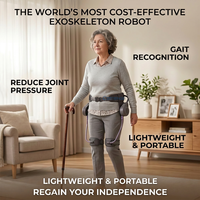 Exosquelette pour membre inférieur : assistance au levage de la jambe, favorise la marche en pas courts et améliore la mobilité