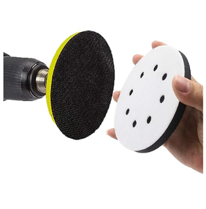 6 inç hiçbir delik cırt cırt yumuşak yoğunluklu arayüzü tampon ped 6 "sünger yastık parlatıcı destek pedleri - Product Image 4