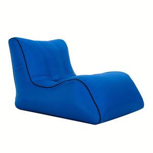 Custom Logo Printed Outdoor Camping Beach Couch Air <b>Sofa</b> <b>Bed</b> <b>Folding</b> Portable Sleeping Bag Inflatable Camping Air Chair - Product Image 3
