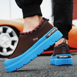 Zapatillas de lona con plataforma y suela gruesa, estilo exportación para hombre, transpirables, de malla, sin cordones, informales, para verano, modelo 02 - Product Image 5