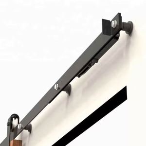 WEKIS Quincaillerie de porte coulissante à fermeture amortie en laiton et aluminium, personnalisable, style américain, robuste, design moderne, pour salon - Product Image 3