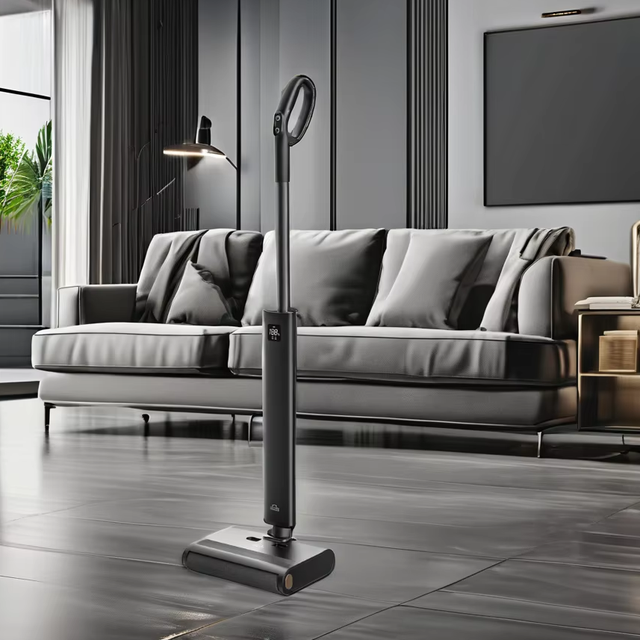 Self-Cleaning Wet & Dry Mop Handheld Vacuum Cleaner Wet Dry Function for Hard Floors for Household Car Hotel Use