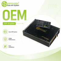 Amplificateur DSP pour voiture personnalisé OEM DSP-X680 Plus 4 canaux pleine fréquence 6*110W 12V Classe AB Processeur audio numérique Bluetooth
