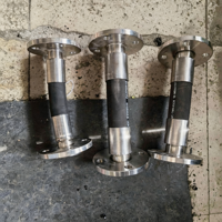 Ensemble de tuyaux à brides haute pression sur mesure, tressés en fil d'acier SBR, pour le transfert d'air, d'eau, d'huile et de fluides industriels