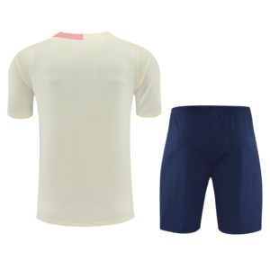Conjunto de Camiseta y Pantalones Cortos de Entrenamiento de Fútbol para Hombre <span class=keywords><strong>Barcelona</strong></span>, Secado Rápido, Traje Deportivo de Fútbol Personalizable - Product Image 3