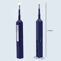 Connecteurs à fibres optiques nettoyage CLEP-125-C de stylo de nettoyage à fibres optiques pour LC/MU 1.25mm sur 800 nettoie le Type de poussée