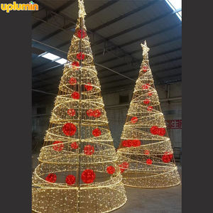 Lumière de motif d'arbre de Noël à LED 3D personnalisée Nouvelle arrivée Décorations de festival du Ramadan Paysage IP65 Halloween Jour de l'An - Product Image 2