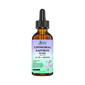 Gouttes liquides de safran liposomal directement de l'usine avec extrait de safran pour le métabolisme, l'humeur et la vision - Complément alimentaire - Product Image 1