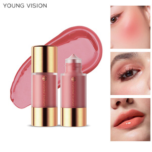 YOUNG VISION 7-Farben Vegan <span class=keywords><strong>Liquid</strong></span> Blush Seidige natürliche Aufhellung <span class=keywords><strong>Rouge</strong></span> mit Bottom Press Feature Langlebiger <span class=keywords><strong>Rouge</strong></span> für das Gesicht - Product Image 1