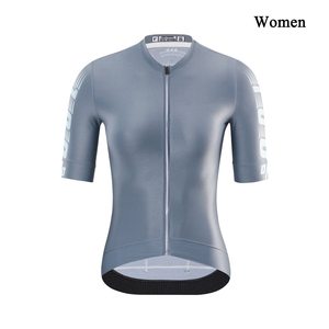 Maillot de cyclisme court uni unisexe, couleur et logo personnalisables, respirant, séchage rapide, pour la gym, le fitness, le VTT - Product Image 4