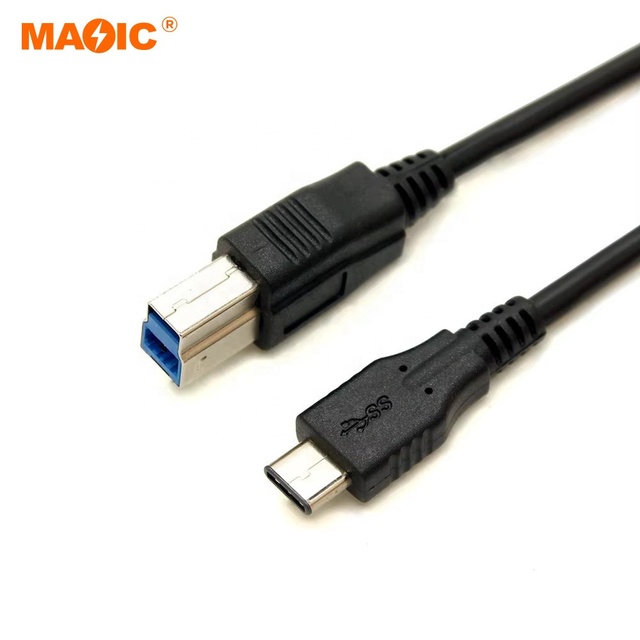 High Speed USB 3.1 Type C to USB 3.0 B Type Adapter Cable Male to Male for Printer