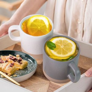 Taza de Cerámica Vintage Personalizada, Taza de Café Clásica Retro Gruesa, Segura para Lavar en Lavavajillas, Ideal para Cafeterías, Fiestas, con Logotipo, Regalos Promocionales Nuevos y Populares - Product Image 2