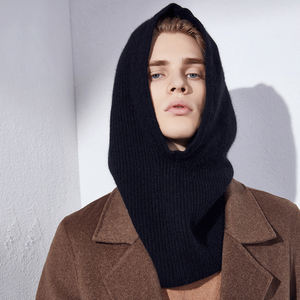 Jxwatcher Bonnet en cachemire doux tricoté, vente en gros, personnalisé, pour l'hiver, écharpe thermique, <span class=keywords><strong>cache</strong></span>-<span class=keywords><strong>cou</strong></span>, cagoule pour <span class=keywords><strong>homme</strong></span> - Product Image 5