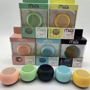 Portable M3 Macaron Colorful Wireless <b>Speaker</b> Radio Subwoofer Round Small Steel Cannon 3D Mini Tws Music <b>Speaker</b> - Product Image 2