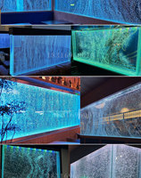 Mur de bulles d'eau en acrylique LED personnalisé pour les fabricants, idéal pour la décoration, les vitrines, les halls d'exposition et les présentoirs de salons professionnels
