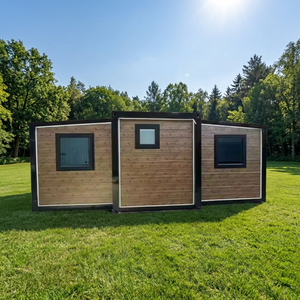Casa Contenedor Prefabricada Plegable y Desmontable de Material Reforzado de Alta Calidad para Almacenamiento Expandible, Venta al Por Mayor - Product Image 1