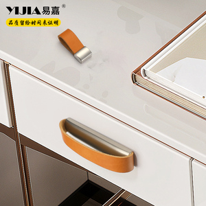New European Style Minimalist <strong>Ceramic</strong> Gold White Porcelain Cabinet <strong>Door</strong> <strong>Handle</strong>, Solid Wardrobe <strong>Door</strong> Drawer, Circular <strong>Handle</strong> - Product Image 6
