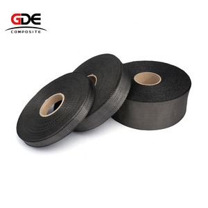 Bán buôn tùy chỉnh khác nhau Chiều rộng sợi carbon Băng xây dựng sử dụng <span class=keywords><strong>Graphite</strong></span> Đen sợi Carbon dệt Băng - Product Image 3