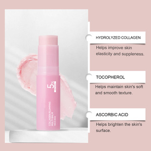 Balsamo Multi-Azione Rimpolpante al Collagene PDRN Rosa Avanzato Private Label 10g 5% PDRN Anti-Età Antirughe Illuminante in Stick - Product Image 2