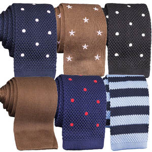 Nouveau modèle 2026 – Cravate <span class=keywords><strong>tricot</strong></span>ée à pois multicolores en 100 % polyester de bonne qualité pour hommes <span class=keywords><strong>d</strong></span>'affaires - Product Image 1