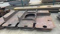 Service de fabrication d'acier OEM, découpe CNC et soudage robotisé, assemblage de plaques d'acier, composants de structure en acier pour équipements lourds