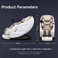 Fauteuil de massage électrique haut de gamme avec fonction zéro gravité, couverture corporelle complète, design portable - Vente en gros directe usine
