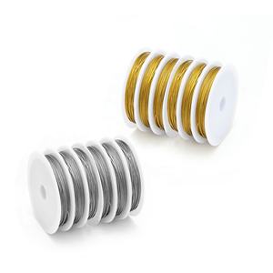 주얼리 비즈 팔찌 목걸이 제작용 액세서리 부자재, 스테인리스 스틸 0.3/0.5/0.6/1.0mm 비즈 와이어 - Product Image 6