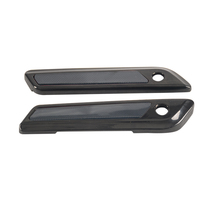 Couvertures de loquet de charnière de sacoche de selle en aluminium et plastique ABS 1 an de garantie pour Touring Road Street Glide 2014-2023