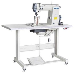 Machine à coudre à double aiguille Zoyer ZY9920 pour chaussures en cuir, semi-automatique, à rouleaux - Product Image 1