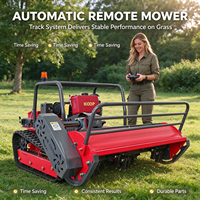 Tondeuse robot autotractée télécommandée à moteur essence/diesel 800/1000/1200mm pour jardin - Excellent service