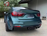 Kit de Carrocería Ancha Estilo Lumma para BMW X6 F16, Modificación Exterior del Automóvil, Parachoques Delantero y Trasero, Faldones Laterales, Accesorios para Pasos de Rueda