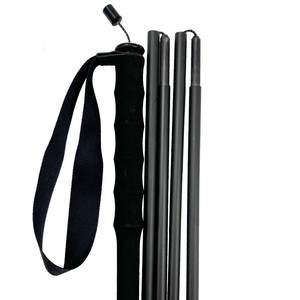 Bastones de Trekking Ultraligeros de Fibra de Carbono Okhealing, Plegables en 5 Secciones, Portátiles, Acabado Negro Mate - Product Image 2