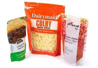 Sac en plastique pour pâtes/nouilles/pâtes/macaroni/riz imprimé personnalisé avec fenêtre transparente sans danger pour les aliments