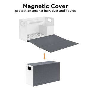 Soporte para Estilizador <span class=keywords><strong>Airwrap</strong></span> HAB-07, Organizador de Herramientas para el Cabello, Estante de Almacenamiento Magnético Grande, Soporte para Secador de Pelo de Baño o Salón, <span class=keywords><strong>Caja</strong></span> Organizadora de Escritorio - Product Image 5