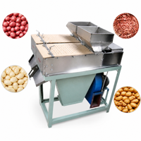 Machine à décortiquer les cacahuètes grillées pour la fabrication de beurre de cacahuètes, de craquelins et d'arachides salées – Équipement de traitement
