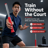 Entraîneur de swing de badminton, pour l'entraînement aux smashs et aux coups clairs avec effet sonore, fonction non réglable incluse