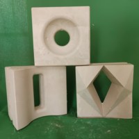 Moule à blocs de béton au design moderne Reazone, outil de moulage de briques creuses en plastique ABS pour ciment