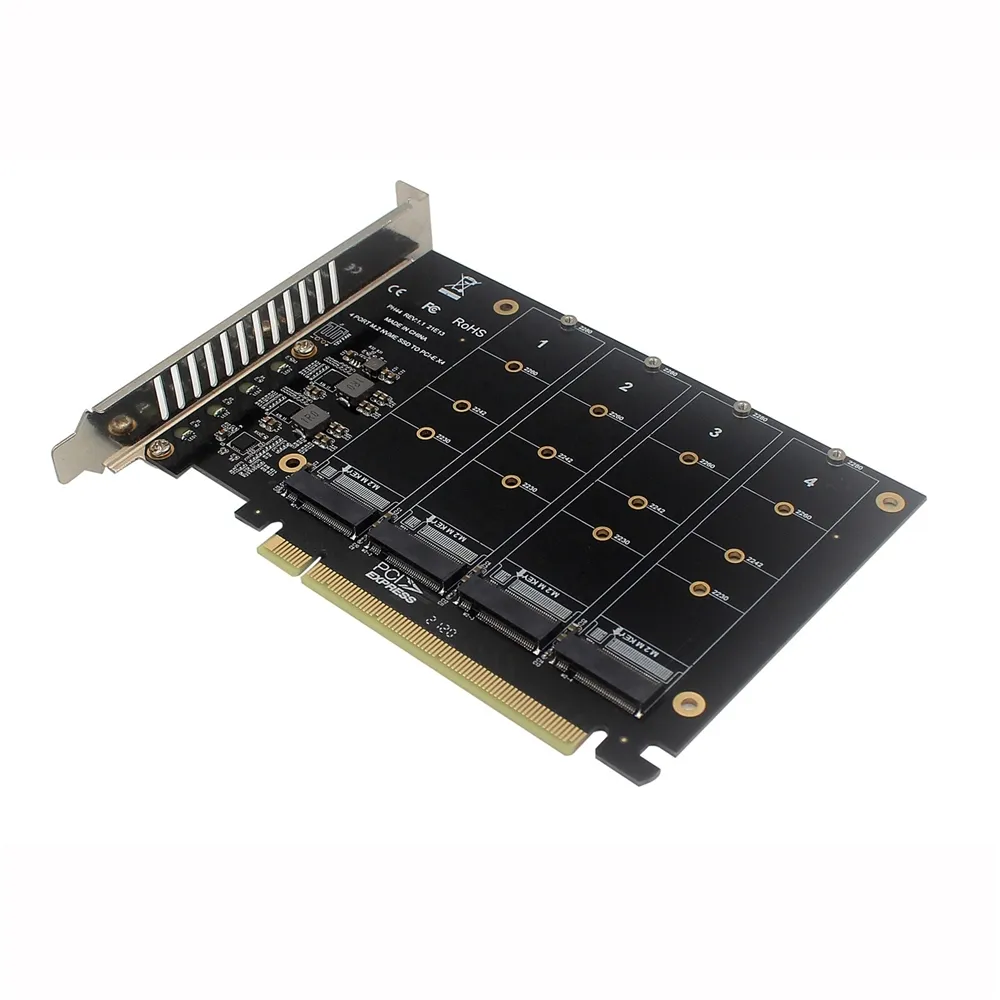 m.2 nvme to pcie Add On Cards Adapter X1 4 Nvme Pcie X16 3.0 A Nmve Express card To Pcie X16 Adapter