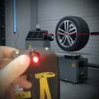 Accesorios de puntero láser de buena calidad con certificación GYEP CE para máquina equilibradora de ruedas de taller automotriz