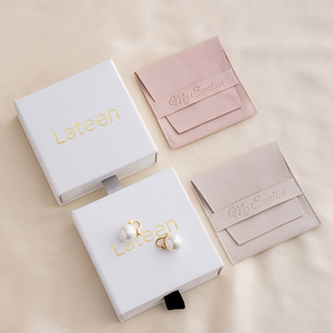 Custom Logo Sliding Drawer Jewelry Packaging <b>Box</b> Paper Gift <b>Box</b> for Bracelet Necklace <b>Earrings</b> Ring Luxury Packaging - Product Image 4