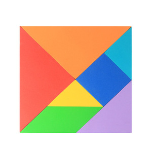 Tableau blanc Tangram, puzzle mathématique pour l'école primaire, puzzle pour la première année, artisanat magnétique multifonctionnel. - Product Image 1