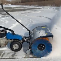 Souffleuse à neige multifonctionnelle BCS pour tracteur à deux roues, souffleuse à neige montée à l'avant pour tracteur agricole à transmission par engrenages