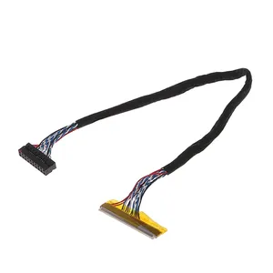 Universal FIX Ipex 30 40 50 60 Pin 1ch 6bit Sony LVDS Kabel 26Cm untuk 14.1-15.6 Inci Panel LCD N84A