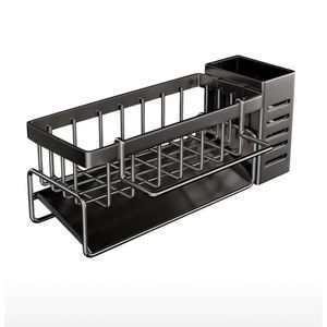 Robinet en acier inoxydable 304 antirouille, distributeur de savon noir, organisateurs de cuisine, étagère de <span class=keywords><strong>rangement</strong></span> sous l'évier de la salle de bain - Product Image 4