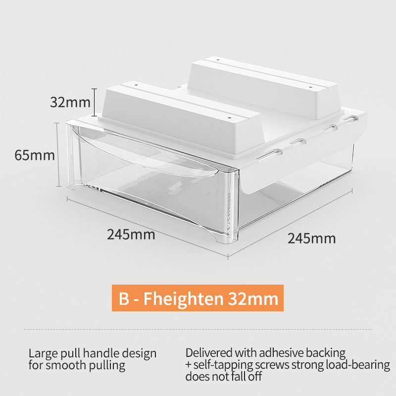 B, moyen, rehaussé 32mm, clair